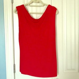 { c a b i } Draped Tee red M style 3051